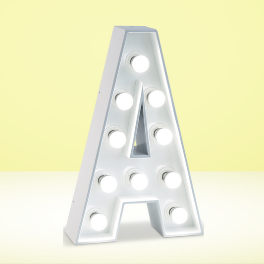 Light Up Letter O Lit Letter Lights